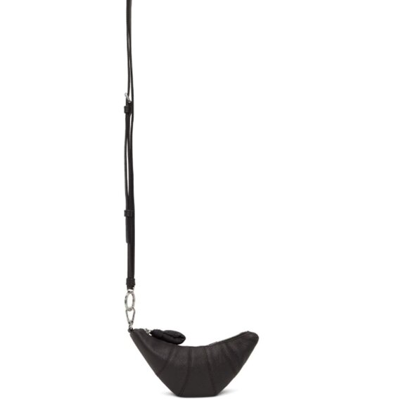 BNWT SS25 LEMAIRE CROISSANT COIN POUCH BLACK - Picture 10 of 10